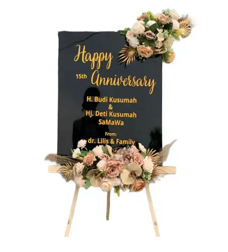 Papan Bunga Akrilik Dandanggendis