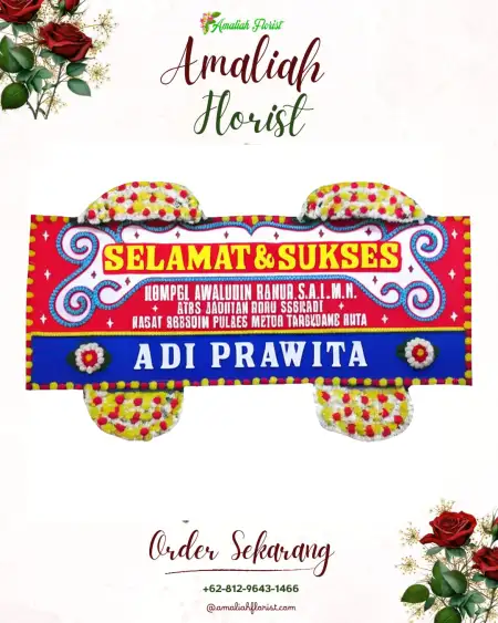 Papan Bunga Ucapan Selamat Dandanggendis